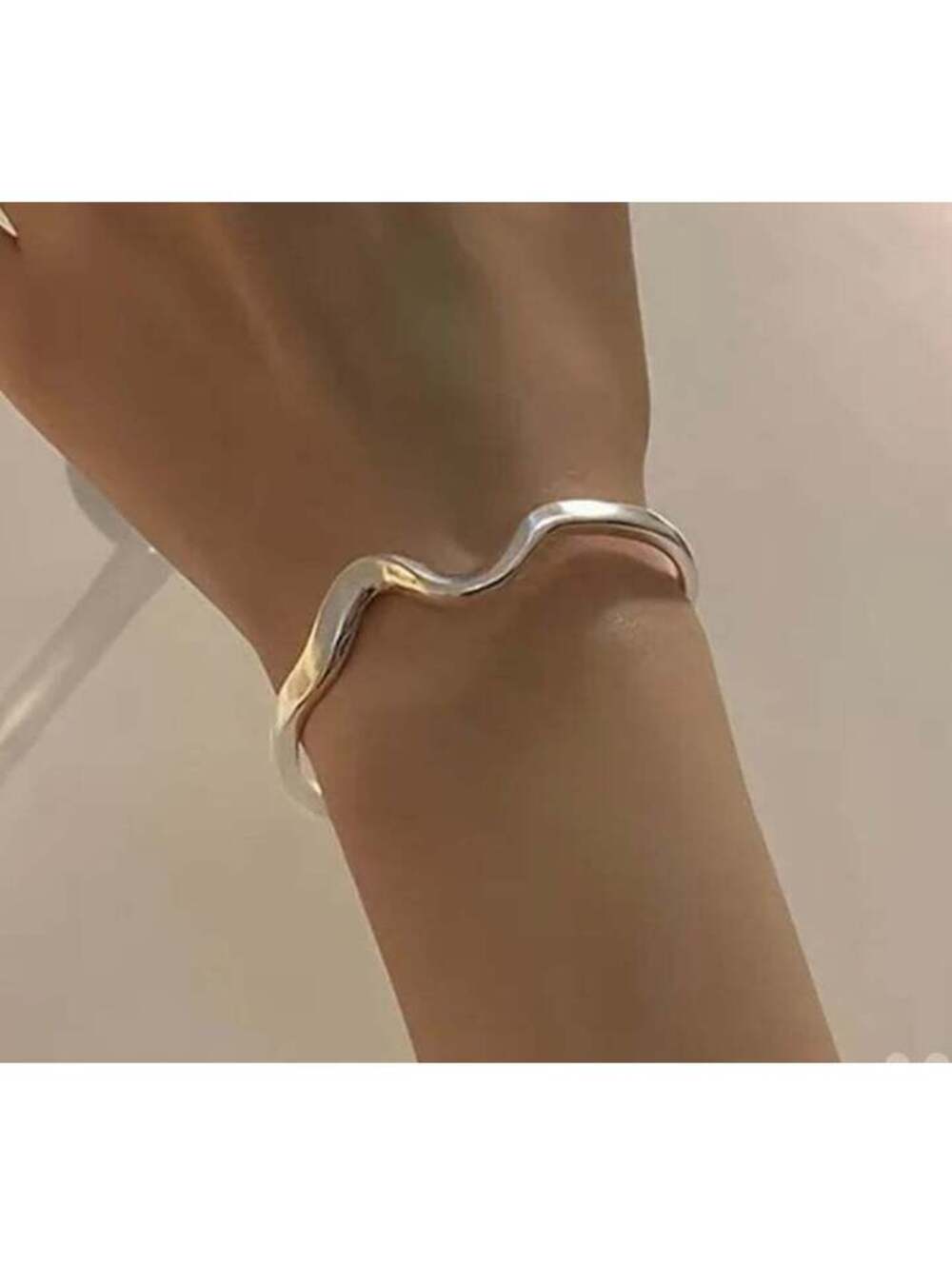 New - Silver Twist - Open Cuff Bangle Bracelet